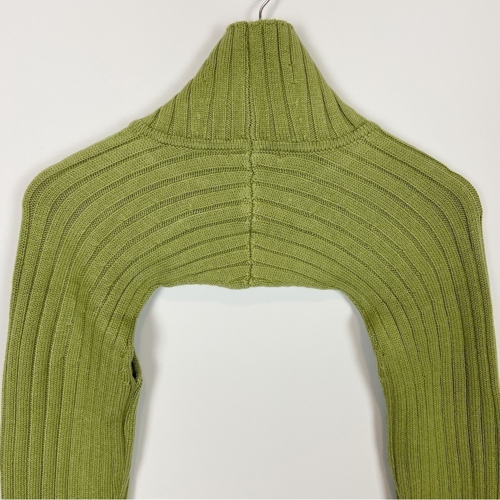Revolve H:ours Loren Turtleneck Shrug in Olive Green Size S - Picture 5 of 6